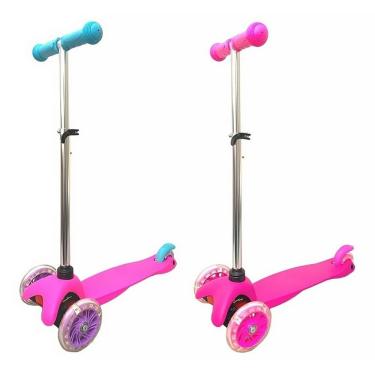 Imagem de Patinete Infantil Best Race 3 Rodas com Led Cor diversa R2953 - BBR Toys