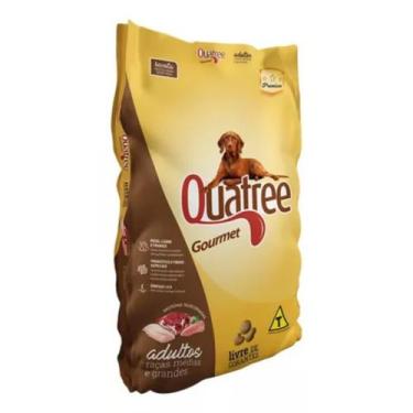 Imagem de Ração Para Cachorro 15KG Alimento Quatree Gourmet Adulto Raças Médios 