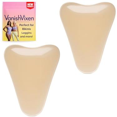 Imagem de VanishVixen Petite corretivo de silicone anticamelo modéstia – PP pacote com 2 – sem costura, reutilizável, capas autoadesivas para roupa de banho, leggings e roupas esportivas para cobrir acessórios