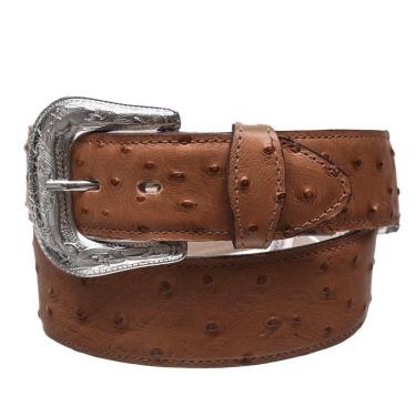 Imagem de Cinto Country Avestruz Caramelo Cow Way 32918