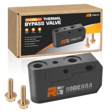 Imagem de Válvula de desvio térmico para GM 3.0L Duramax 10L80 (2019-2024) – Bypass de fluido de transmissão automática, substitui OEM # 125069000, preta