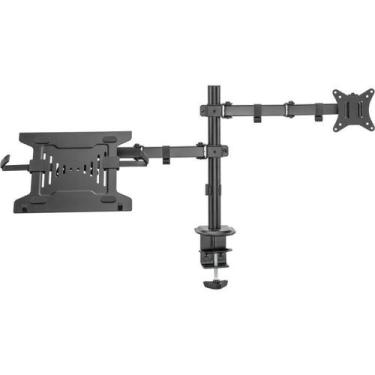 Imagem de Suporte Articulado Para Monitor e Notebook Fortrek FK 485S 17 Pol. a 3