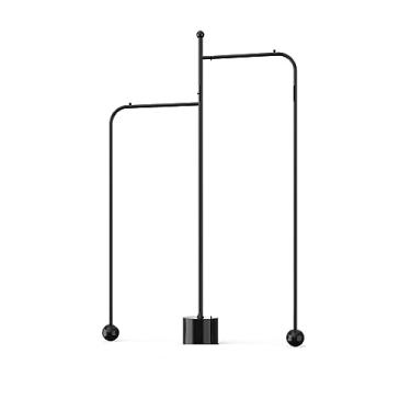 Imagem de Cabide giratório para casacos, cabide giratório, de aço resistente, para casa, loja de roupas, casacos, chapéus, cachecóis e bolsas, cabide de casaco