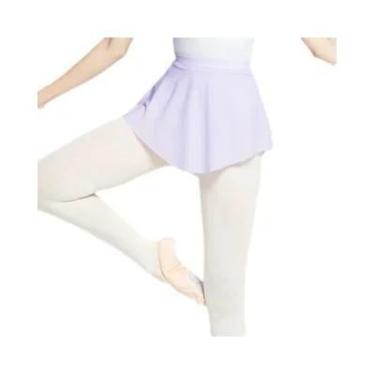 Imagem de Saia De Balé Curta Feminina Com Fenda Lateral, Saia Tutu De Dança Elás