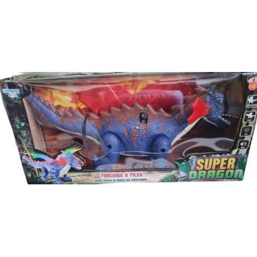 Imagem de Brinquedo Boneco Dragão com Luz e Som se movimenta e anda - Company ki