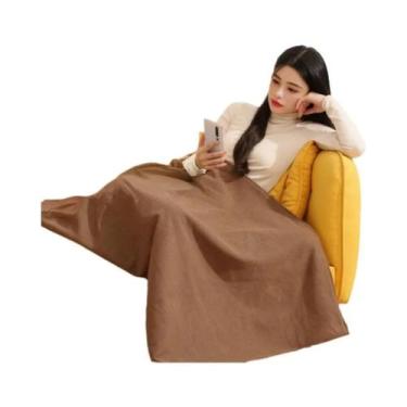 Imagem de Cobertor De Escritório Aquecível E Vestível Com USB, 3 Níveis De Ajust