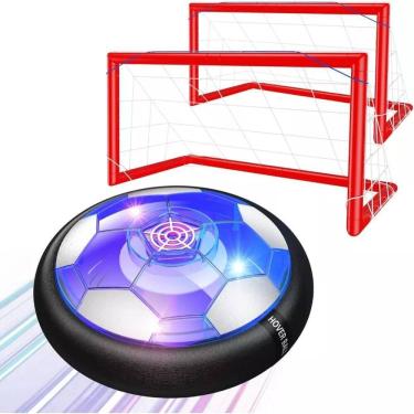 Imagem de Bola de Futebol Flutuante 2 gols Recarregável com Luz e Amortecedor de Espuma - Toys Import J24583