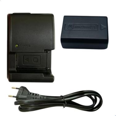Imagem de Kit Bateria NP FW50 com carregador bivolt Para Câmeras Sony Alpha A500
