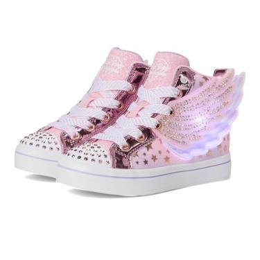 Imagem de Skechers Tênis feminino TWI-Lites 2.0-Dreamy Wings (criança pequena), Rosa claro/multi, 12 Little Kid