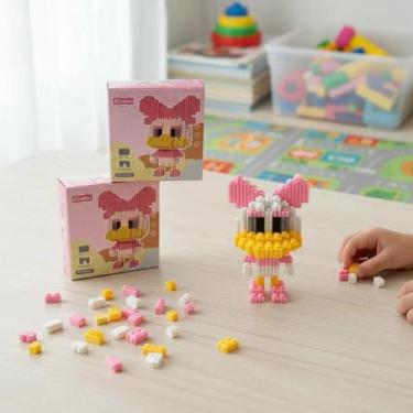 Imagem de Bloco Mágico de Montar Margarida Desenho Mickey Pato Donald - Macall