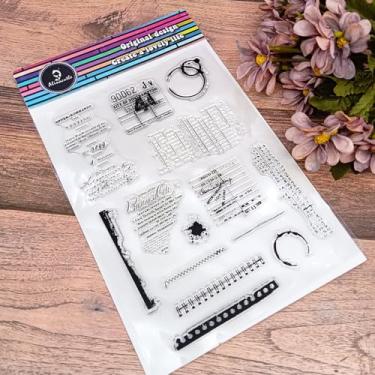 Imagem de Alinacutle 1 peça de selos transparentes para scrapbooking e álbum para fazer cartões de Natal e diário de scrapbook faça você mesmo