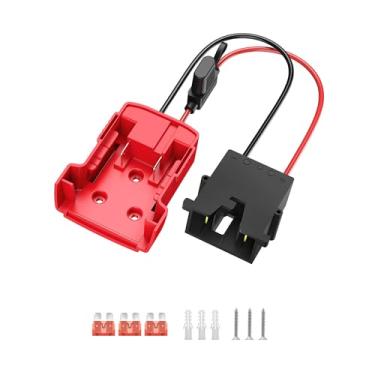 Imagem de Adaptador de bateria compatível com conversão de bateria Milwaukee 18V equipado com conector de chicote de fios compatível com Peg Perego Ride-on Car