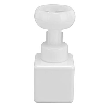 Imagem de Garrafa Com Bomba de Espuma Em Formato de Diamante, Reutilizável Requintada para As Mãos, Líquido Portátil de 250 Ml (Realmente branco)