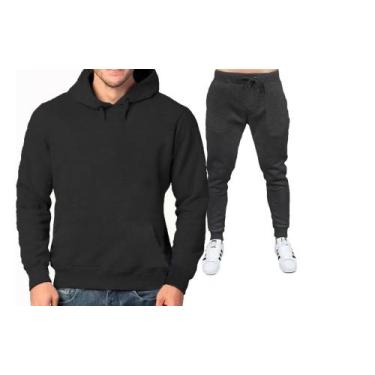 Imagem de Conjunto Moletom Flanelado Masculino Feminino Blusa E Calça - LGAMN, P