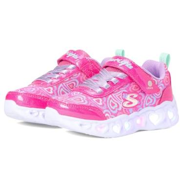 Imagem de Tênis Skechers Heart Lights Boogie Love Infantil (Rosa/Lilas, BR, Criança de 9 a 12 anos, Numérico, 32)