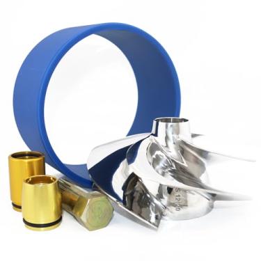 Imagem de CAPTAIN Kit de impulsor de substituição para Solas SR-12/20, compatível com Sea-Doo GTX 4-tech Limited Supercharge 185HP GTX 4-tech Supercharge 185HP Personal Watercraft (PWC), com anel de desgaste