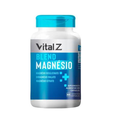 Imagem de Blend de Magnésio ( Bisglicinato, Malato, Citrato ) - 60 Cápsulas-Unissex