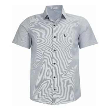 Imagem de Camisa Social Manga Curta Comfort Com Bolso Passa Fácil 1848 - Amil, C