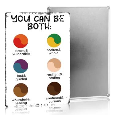 Imagem de Psicólogo escolar, decoração de escritório, pôsteres de saúde mental, decoração de escritório, presentes de conselheiro escolar, boho, decorações de sala de aula, 20 × 30 cm, placa de lata