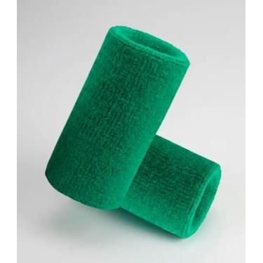 Imagem de Munhequeira Toalha Grande 15 Cm 02 Unidades Cor Verde