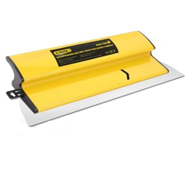 Imagem de Desempenadeira Lisa 40cm Massa Corrida Gesso Textura Aço Inox Profissional Construção