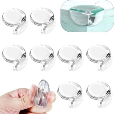 Imagem de Kit C/8 Protetor de Silicone para Quina de Mesa Transparente | Segurança Para Bebês | Aplicável Vários Móveis - Discreto, Fácil Instalação, Macio e Flexível - Marca Layed®