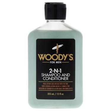 Imagem de Shampoo e condicionador 2 em 1 Woodys para homens 355ml