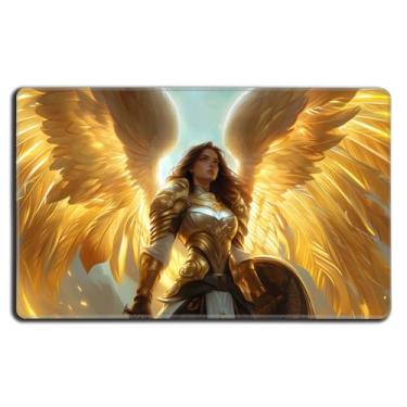 Imagem de Digital Sorcery Studio Card Game Playmat - Premium Stitched Edge - Perfect for MTG Fallout Commander Decks (Giada Angel)