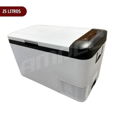 Imagem de Geladeira 25 Litros 12V/24V 110V/220V Caminhão Ônibus Van