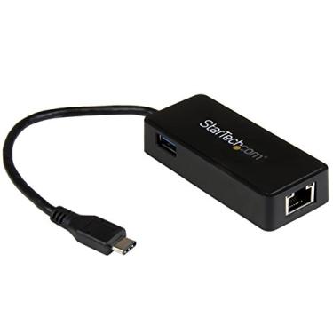 Imagem de StarTech. Adaptador USB-C para Ethernet Gigabit - Compatível com Thunderbolt 3 - Adaptador de rede USB tipo C - Adaptador Ethernet USB C (US1GC301AU)