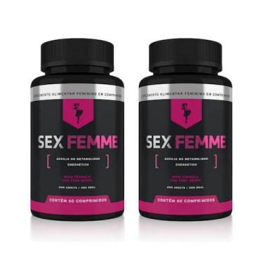 Imagem de Kit 02 Suplementos Feminino Disposição Sex Femme Compimidos - A SÓS