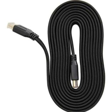 Imagem de Cabo HDMI 10m 2.0 Ultra HD 4K 3D de alta velocidade com conexão dourada