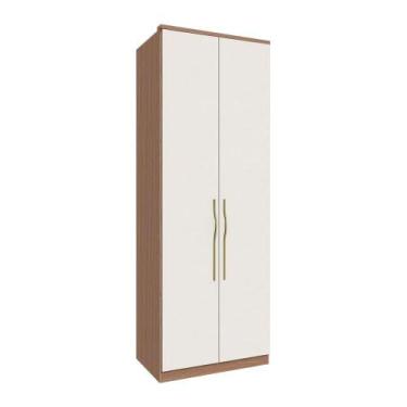 Imagem de Guarda Roupas Modulado 2 Portas 3 Gavetas 841mm Setiba Plus Rimo Carva