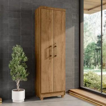 Imagem de Armário Multiuso 2 portas com chave ISABELA CEDRO