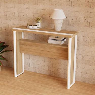 Imagem de Aparador Buffet para Escritório Cantinho do Café Corporate Macadâmia / Branco