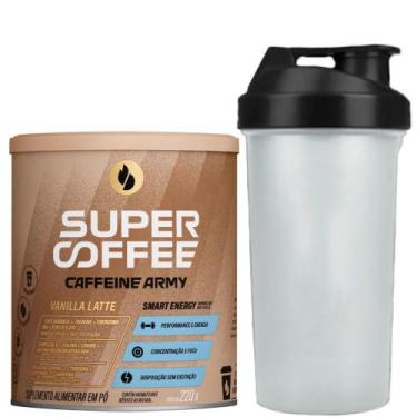 Imagem de SuperCoffee Vanilla Latte 220g Coqueteleira - Caffeine Army