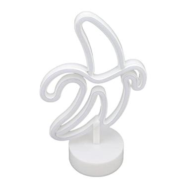 Imagem de YOUTHINK Sinal de Néon de Banana, Luzes de Néon LED para Decoração de Quarto, de Banana Alimentado por USB ou Baterias para Festas e Natal