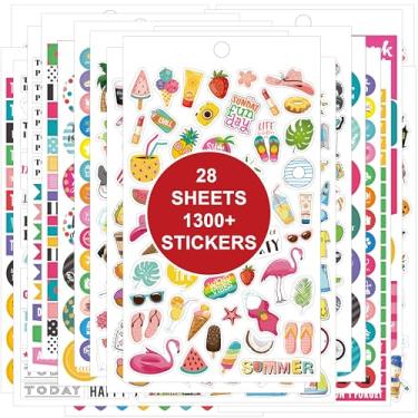 Imagem de Daily & Holiday Planner Stickers - 1300+ Unique Planner Stickers on 28 Sheets, The Ultimate Collection for Journaling, Scrapbooking, Water Bottle & Laptop Decoration, for Adults & Teens