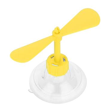 Imagem de YOUTHINK Decoração de Hélice de Capacete, Plástico de Borracha Premium Com Hélice Móvel para Ciclistas e Entusiastas do Esporte (Amarelo)