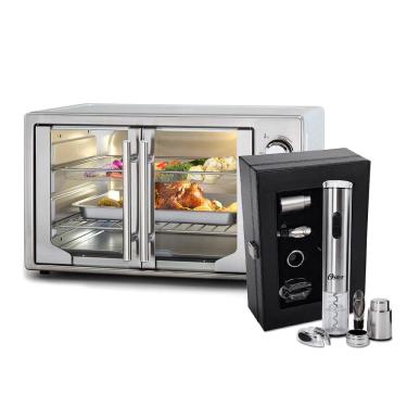 Imagem de Kit Forno e Fryer French Door Com Kit Para Vinho Oster 110V