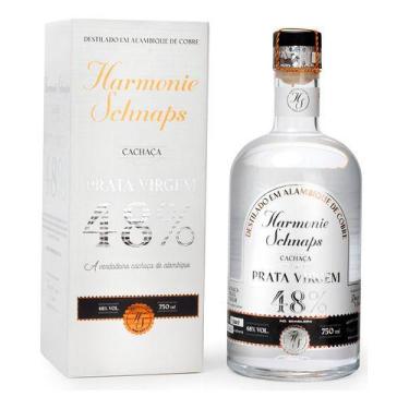 Imagem de Cachaça Premium Harmonie Schnaps Prata Virgem 750ml