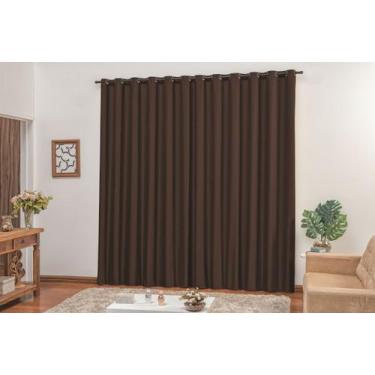Imagem de Cortina longa corta luz 4,00x2,70 sala ou quarto Madrid - EMPÓRIO DO L