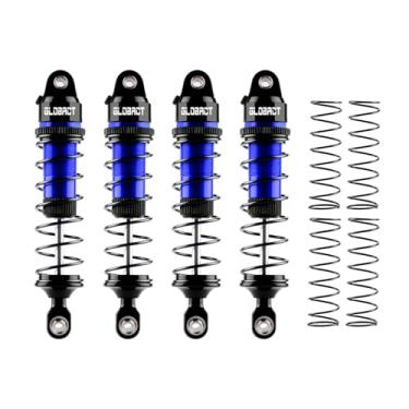 Imagem de GLOBACT Aluminum 88mm Oil Shock Absorbers Front & Rear Damper with Springs for Mini Maxx XRT 107154-1 108076-1 1/16 RC Truck Upgrades (Blue)