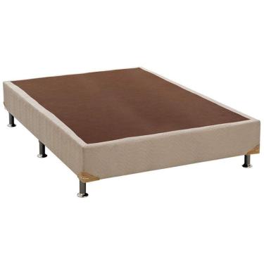 Imagem de Cama Box Base Casal Universal Suede Clean (138x188x30) - Ortobom