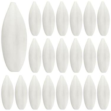 Imagem de Pacote com 80 ossos de choco natural, fonte de cálcio para pássaros, répteis e pequenos animais de estimação, brinquedos de mastigar de 5 a 7 cm, ideal para artesanato de joias