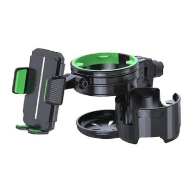 Imagem de Generic Suporte para copos de carrinho de bebê, suporte para bebidas, estável, para viagem, para carrinhos de bebê, com para telefone, para bicicleta, Verde