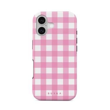 Imagem de BURGA Capa de telefone para iPhone 17 - capa de telefone bonita, moderna, estética, padrão de proteção rígida - serve para Apple iPhone 17 capa para mulheres e homens