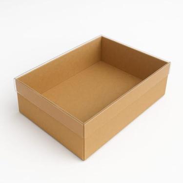 Imagem de Caixa Presente Premium com Visor 24x13x7,5cm | Kit 10 Unidades | Embalagem para Presentes e(Kraft)