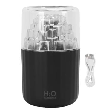 Imagem de Zerodis Umidificador Difusor de Carro, Difusor de óleo Essencial de Aromaterapia USB Com Luz Ambiente, Mini Fabricante de Névoa Portátil Com Modos de Pulverização Duplos, Desligamento (Preta)