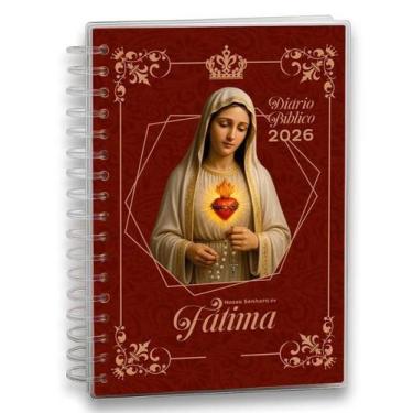 Imagem de Agenda Diário Bíblico Canção Nova 2026 Nossa Senhora Fátima